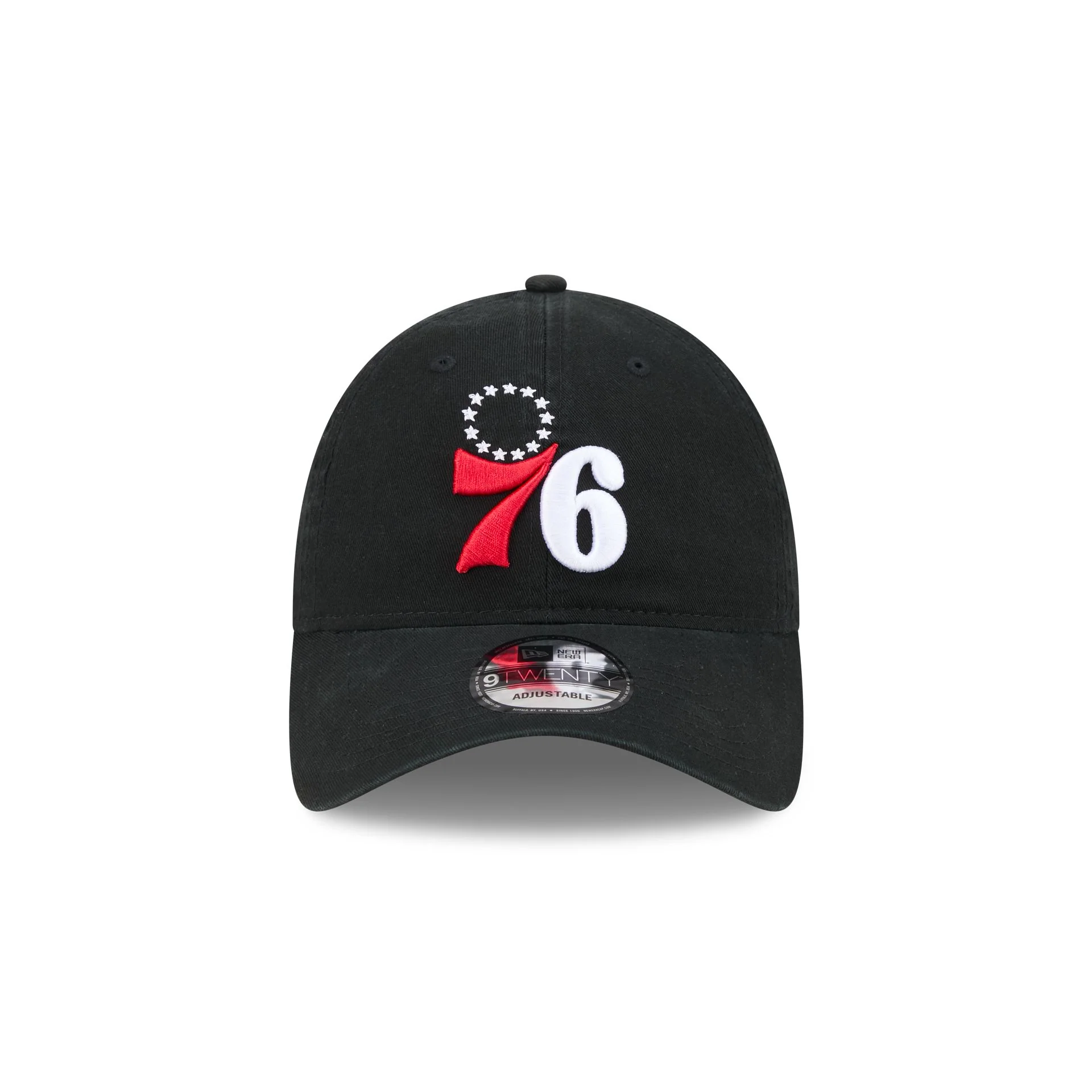 Philadelphia 76ers Black 9TWENTY Adjustable Hat