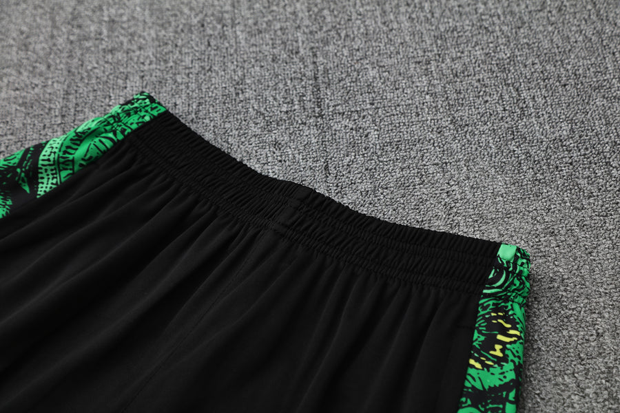 Kit Tank Top + Shorts Brazil Christ the Redeemer Green Training 25/26