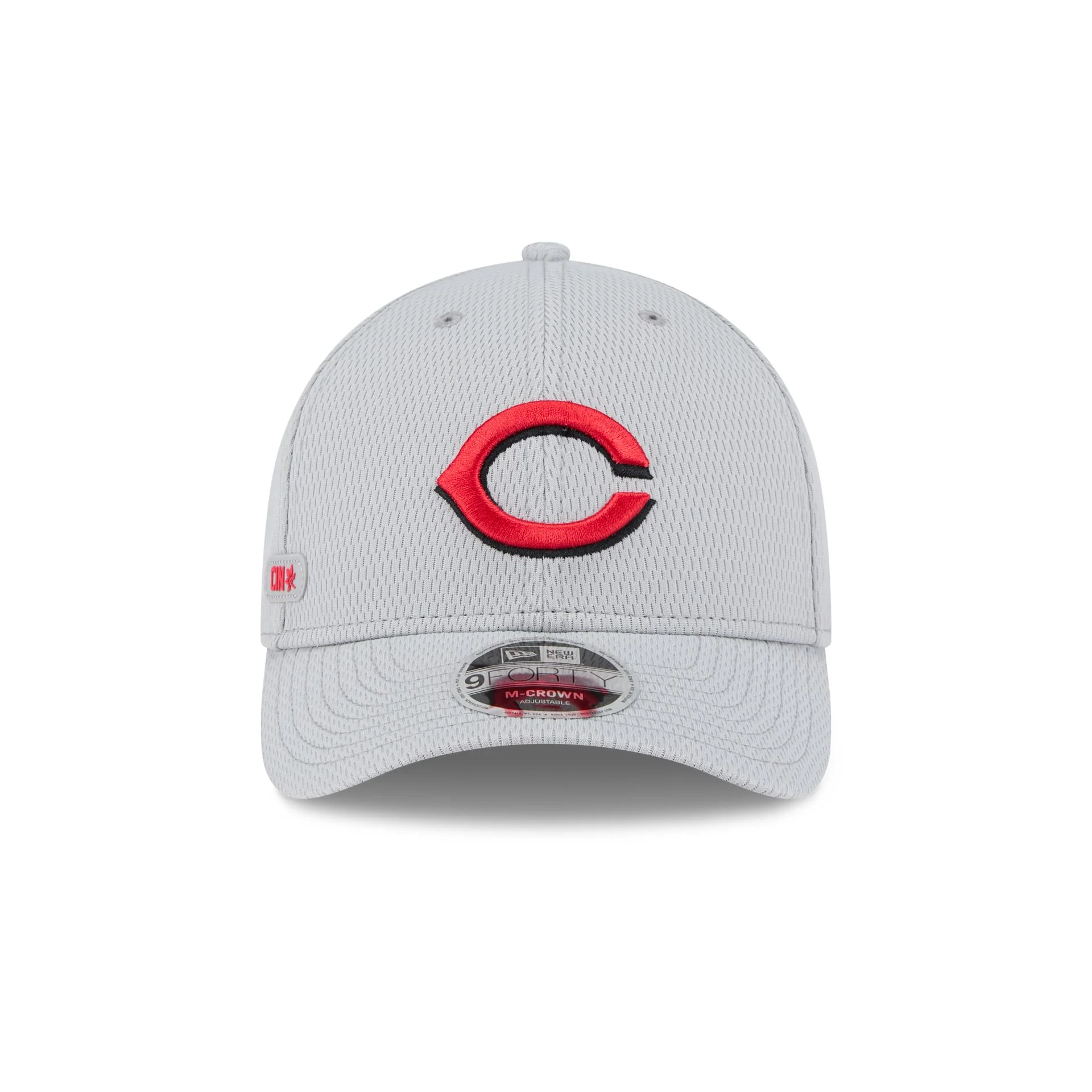 Cincinnati Reds 2025 Clubhouse Gray 9FORTY M-Crown Snapback Hat