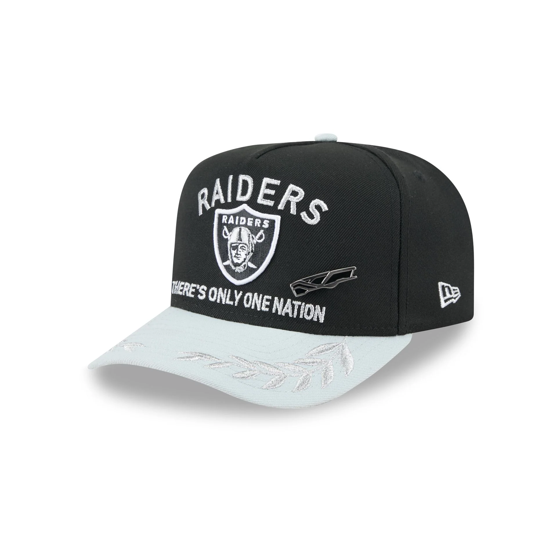 Las Vegas Raiders 2025 Draft Black 59FIFTY A-Frame Fitted Hat