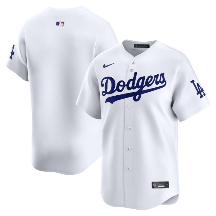 Men’s Los Angeles Dodgers Nike White Home Limited Jersey