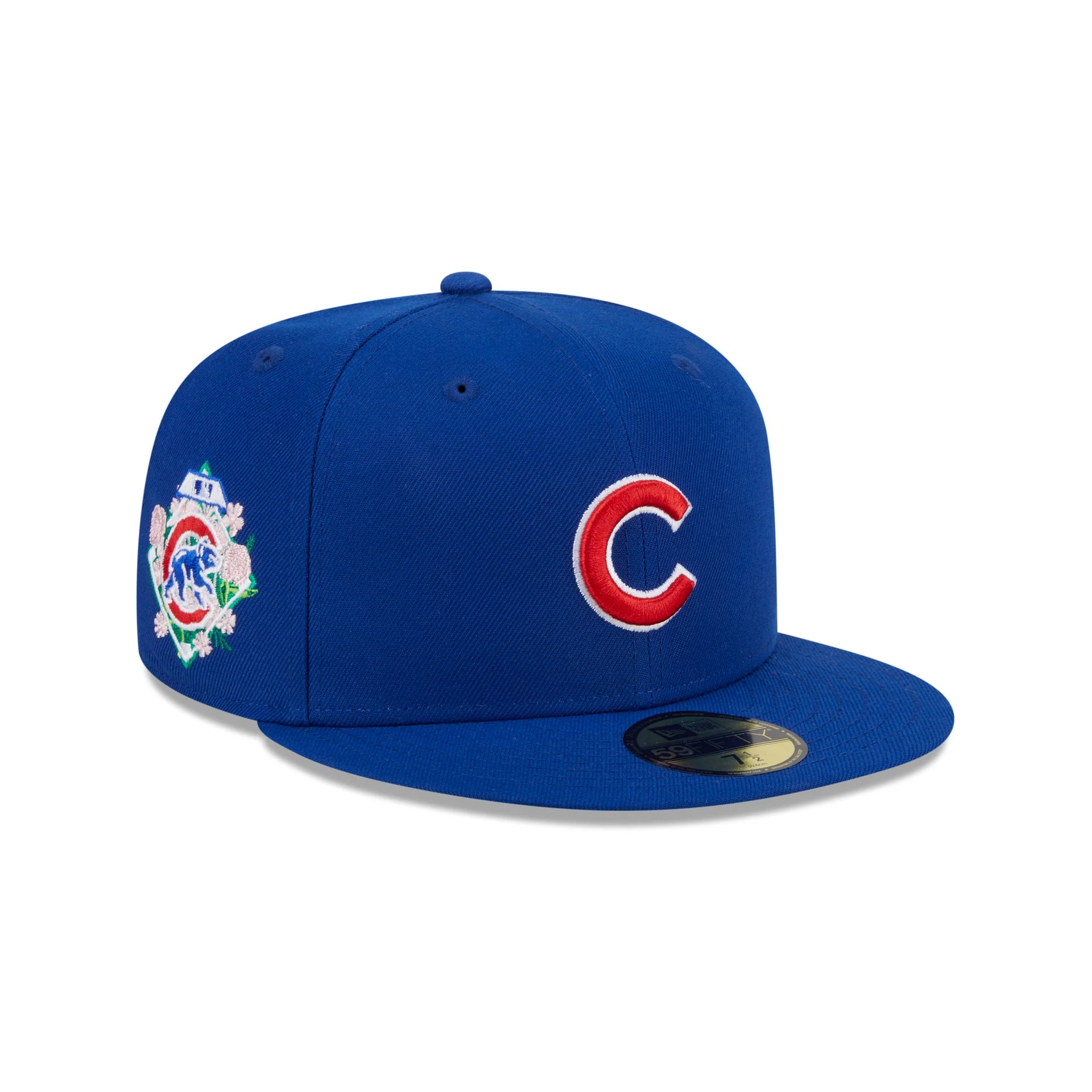 Chicago Cubs Floral Undervisor 59FIFTY Fitted Hat