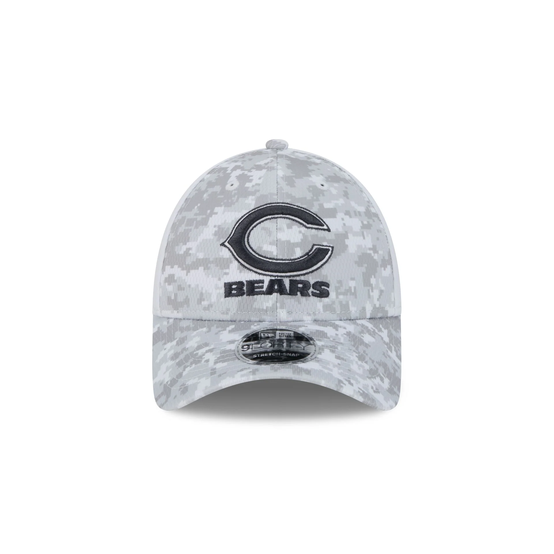Chicago Bears 2024 Salute to Service 9FORTY Stretch-Snap Hat