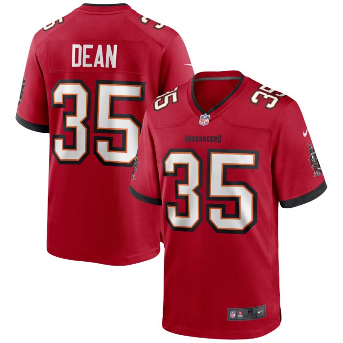 Men’s Tampa Bay Buccaneers Jamel Dean Nike Red Game Jersey