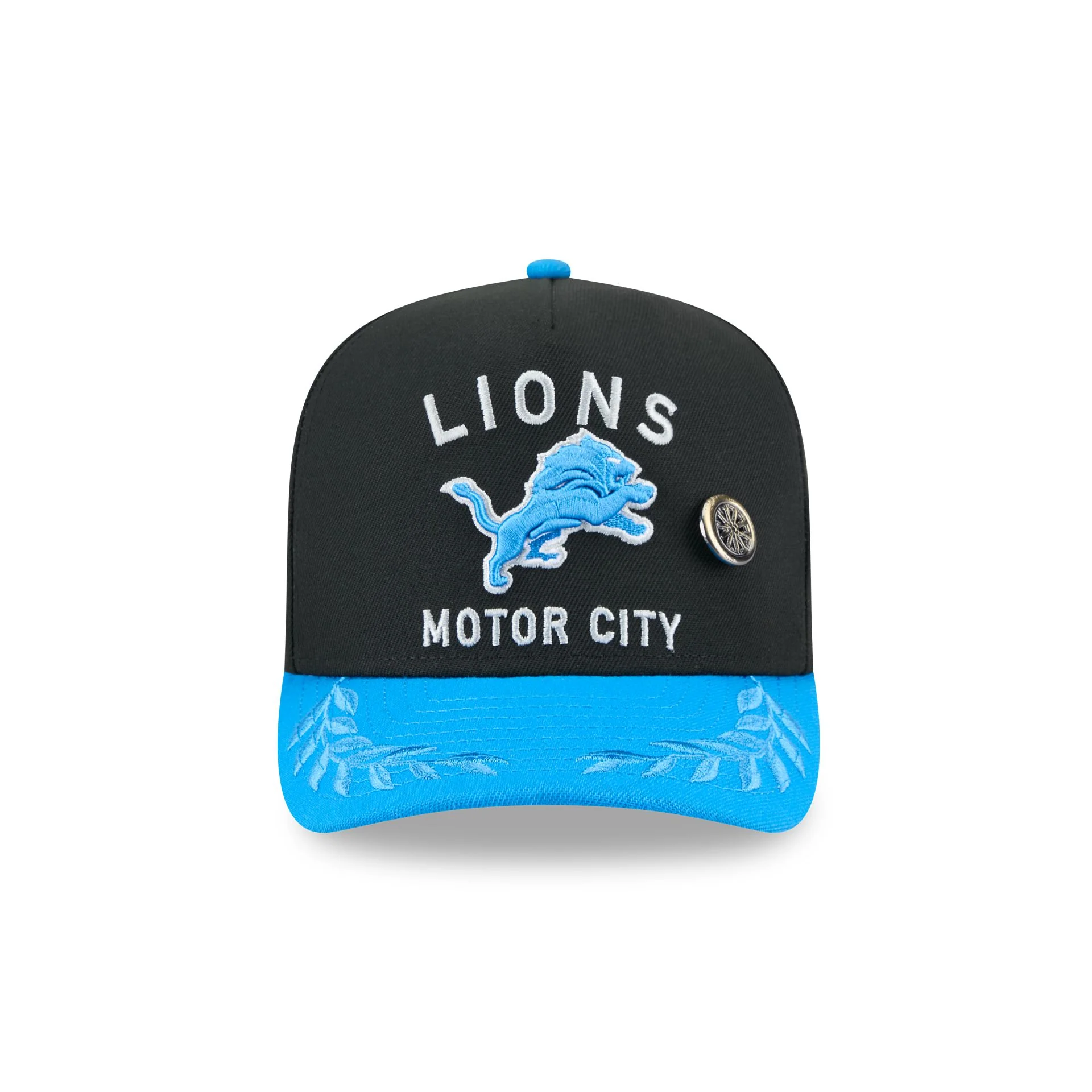 Detroit Lions 2025 Draft Black 59FIFTY A-Frame Fitted Hat