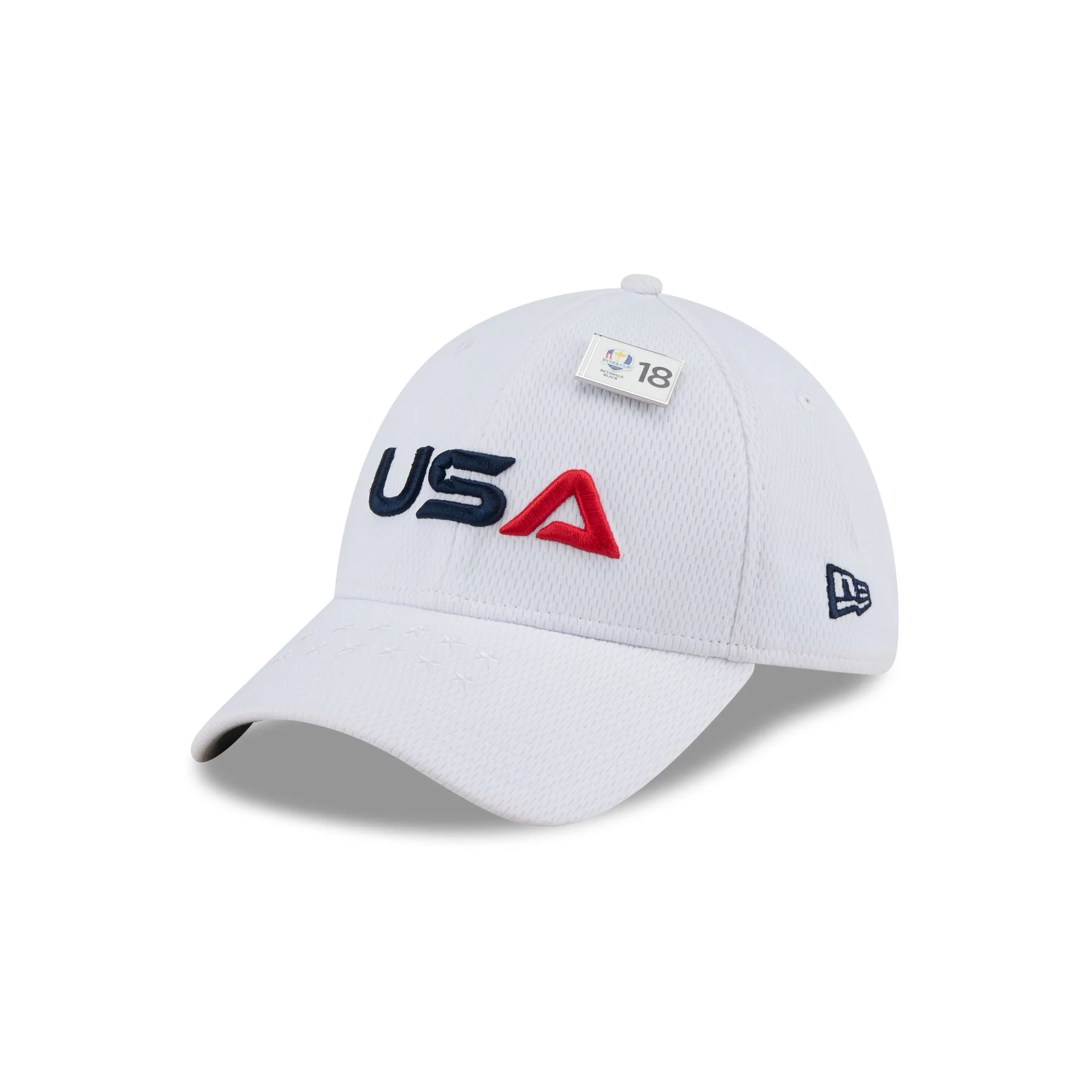 2025 Ryder Cup Team USA White 39THIRTY Stretch Fit Hat
