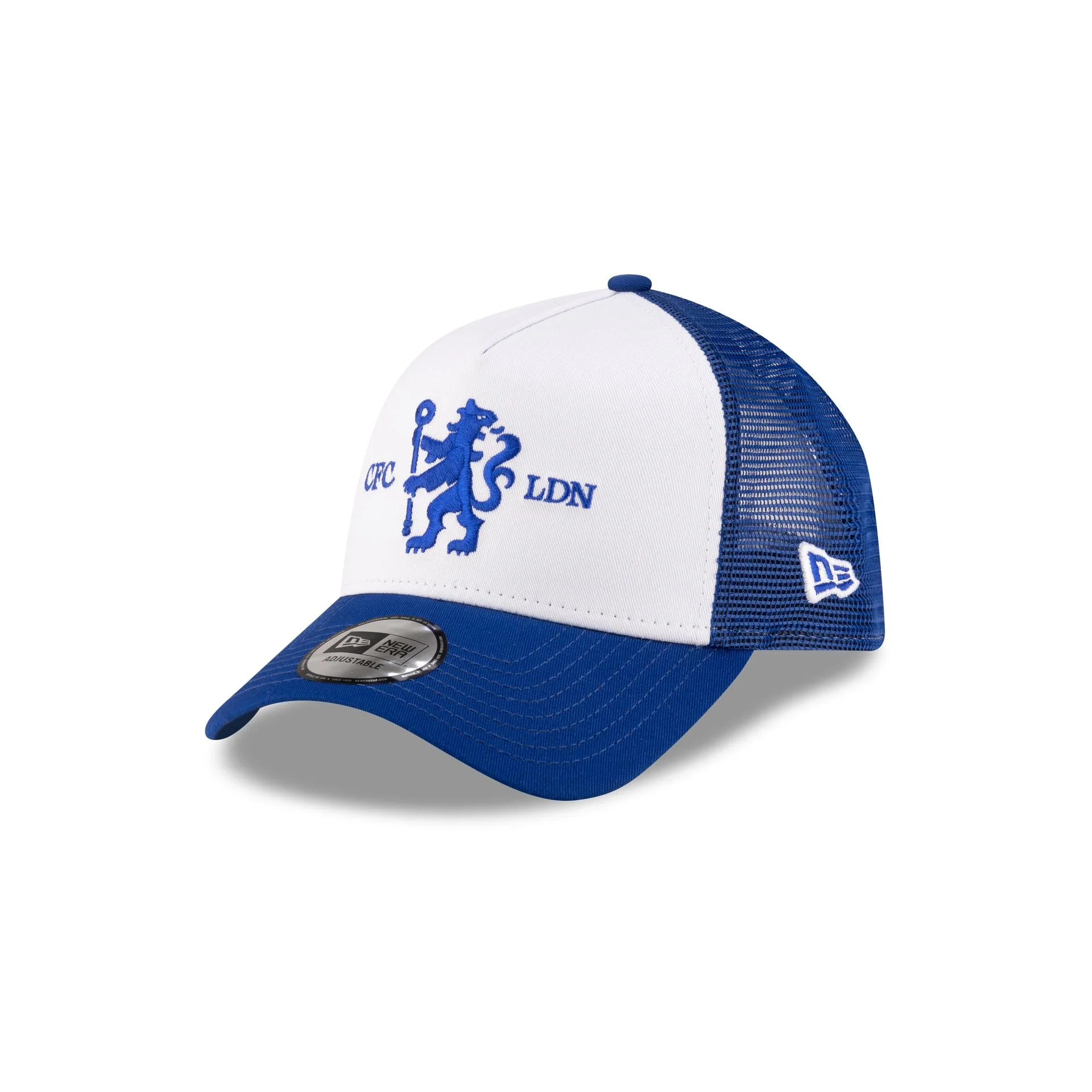 Chelsea FC 120th Anniversary 9FORTY A-Frame Trucker Snapback Hat