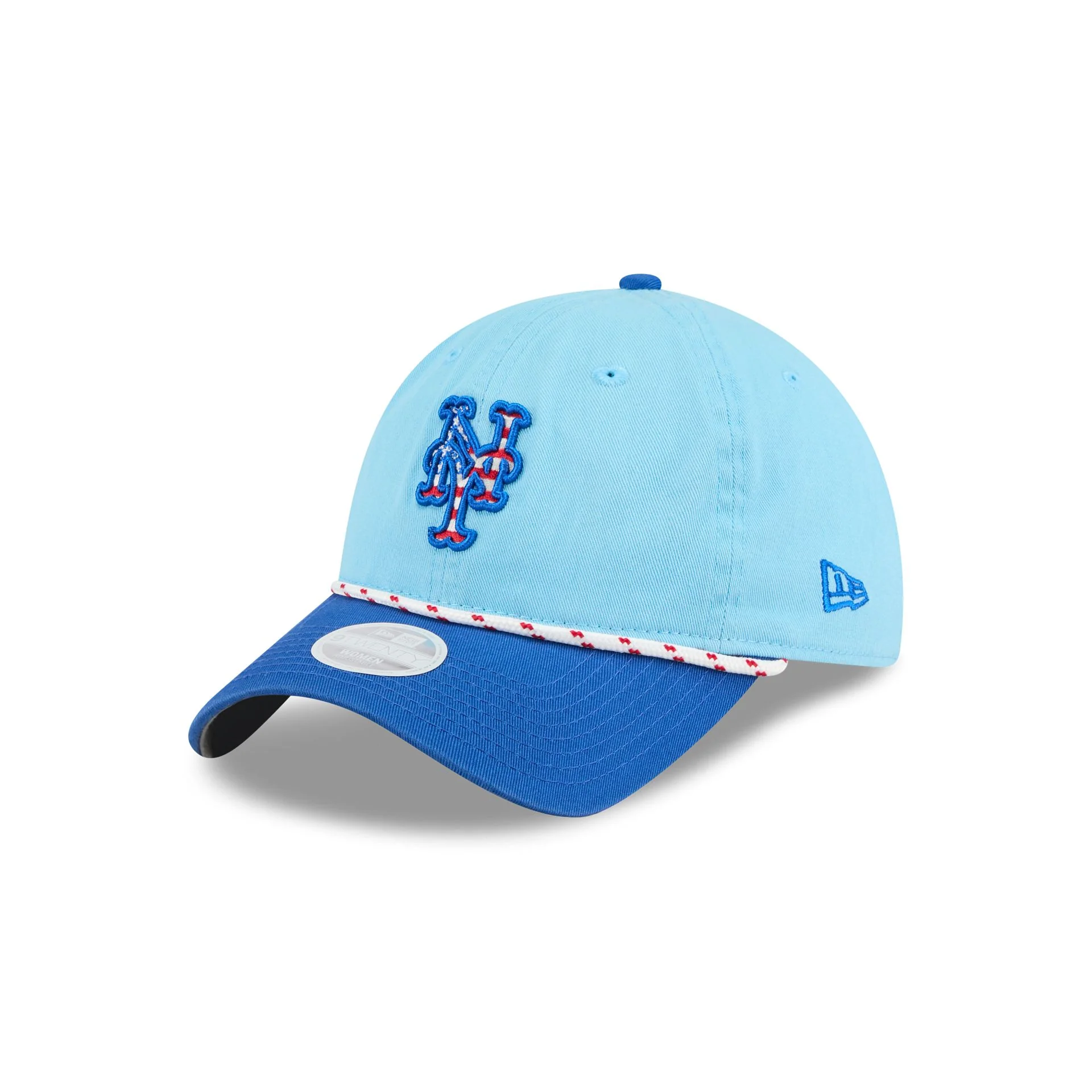 New York Mets Independence Day 2025 Women's 9TWENTY Adjustable Hat