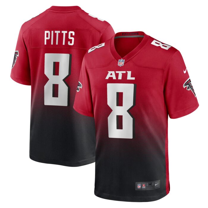 Men’s Atlanta Falcons Kyle Pitts Nike Red Alternate Game Jersey