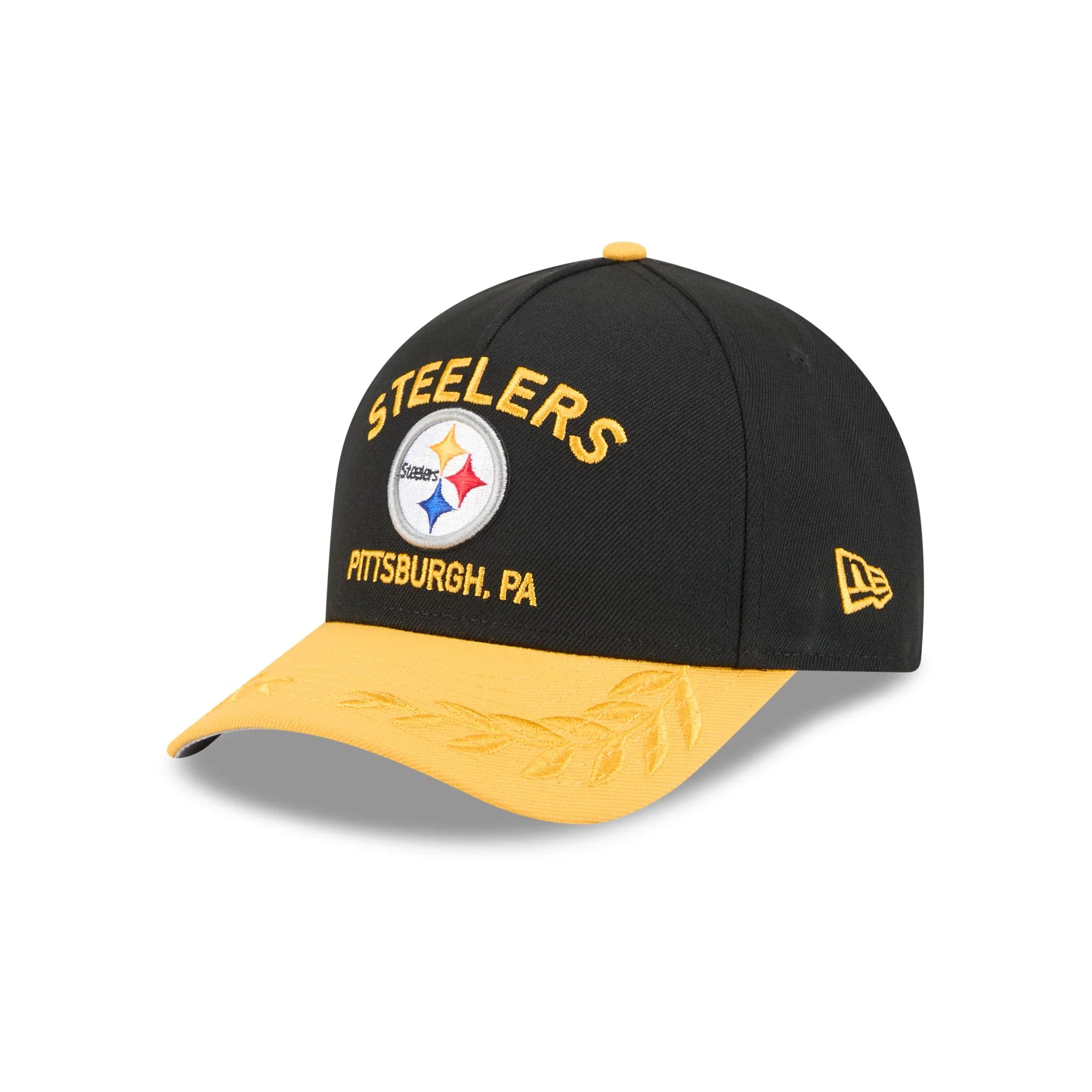 Pittsburgh Steelers 2025 Draft 9FORTY M-Crown A-Frame Snapback Hat