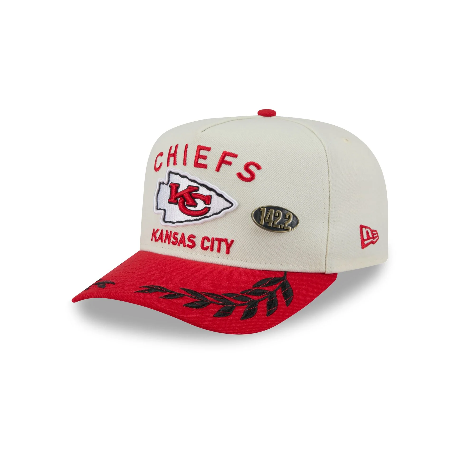 Kansas City Chiefs 2025 Draft Chrome White 59FIFTY A-Frame Fitted Hat