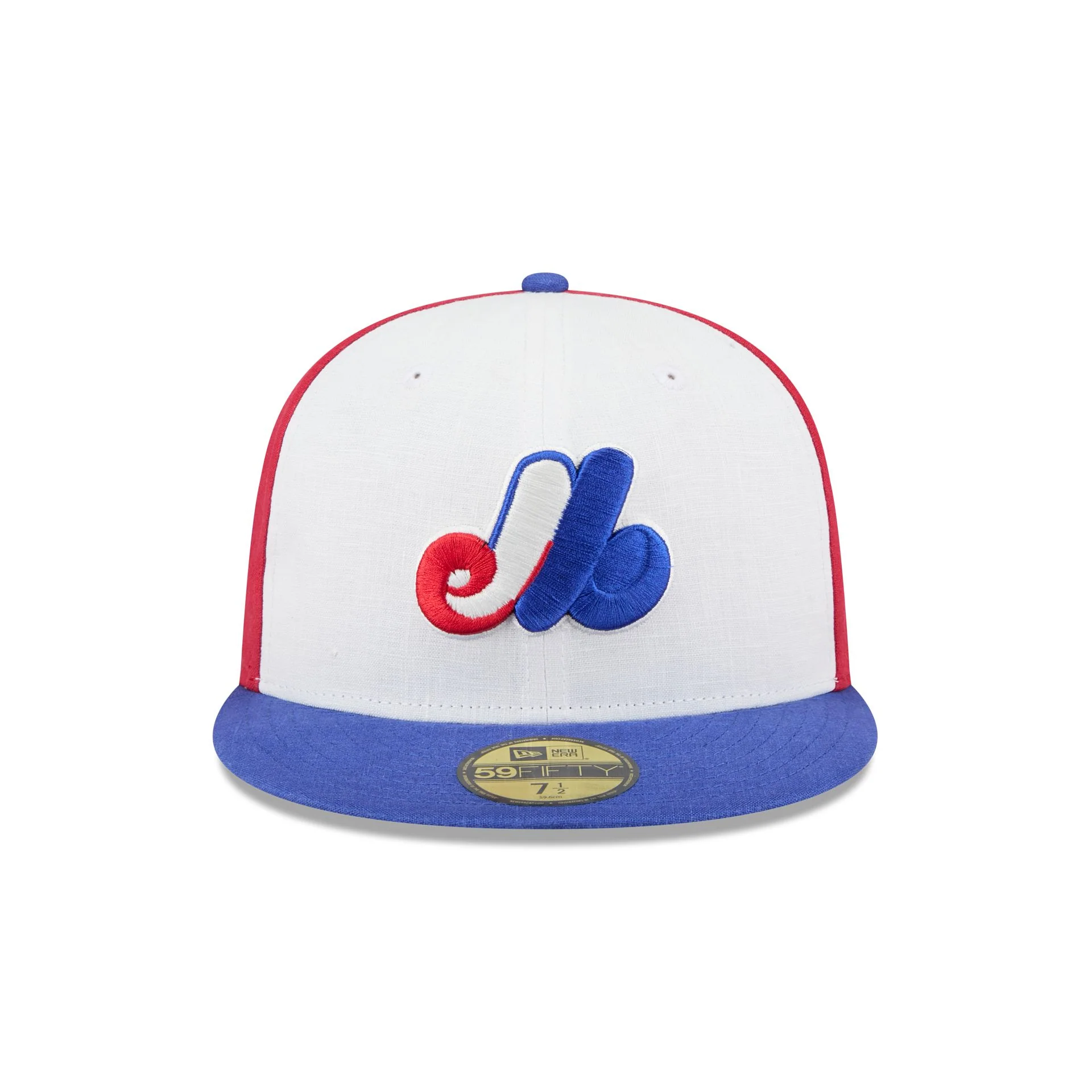 Team Linen Montreal Expos 59FIFTY Fitted Hat