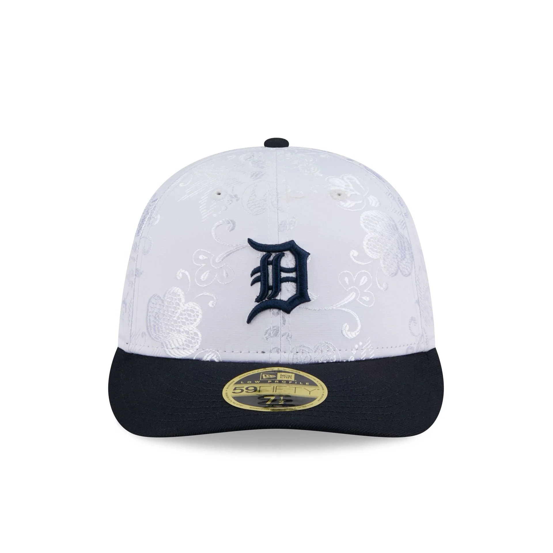 Detroit Tigers Floral Shine Low Profile 59FIFTY Fitted Hat