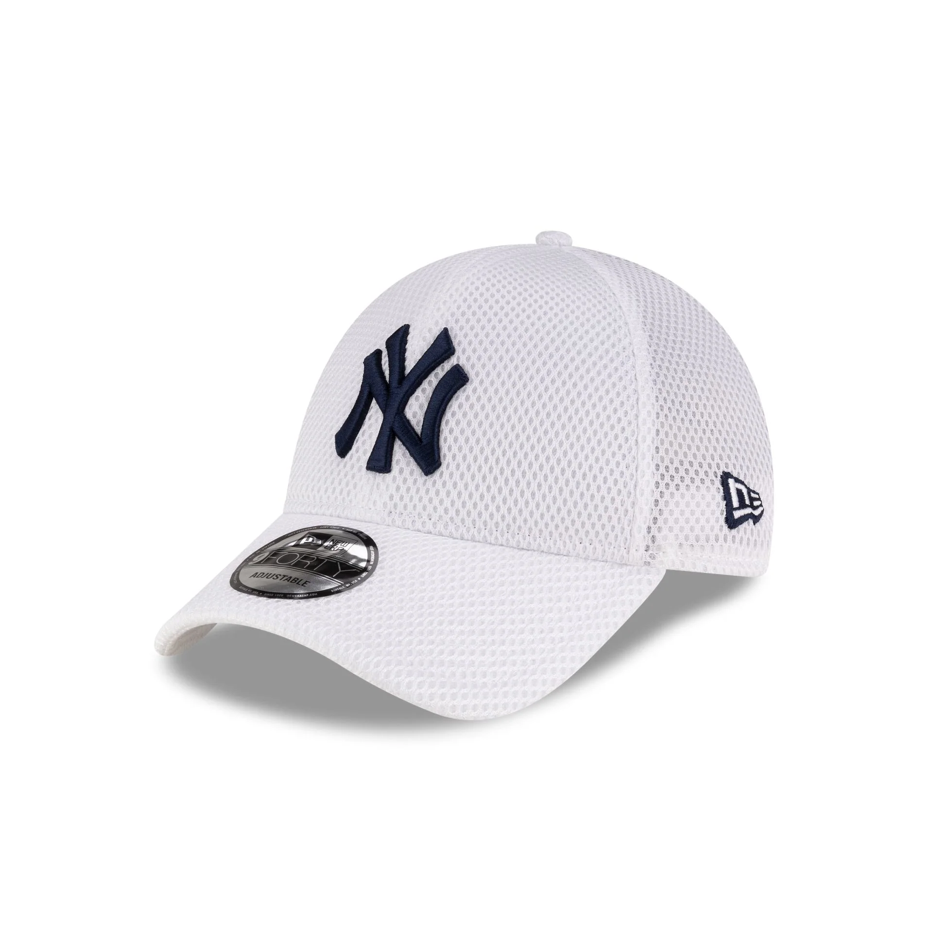 New York Yankees Air Mesh White 9FORTY Strapback Hat