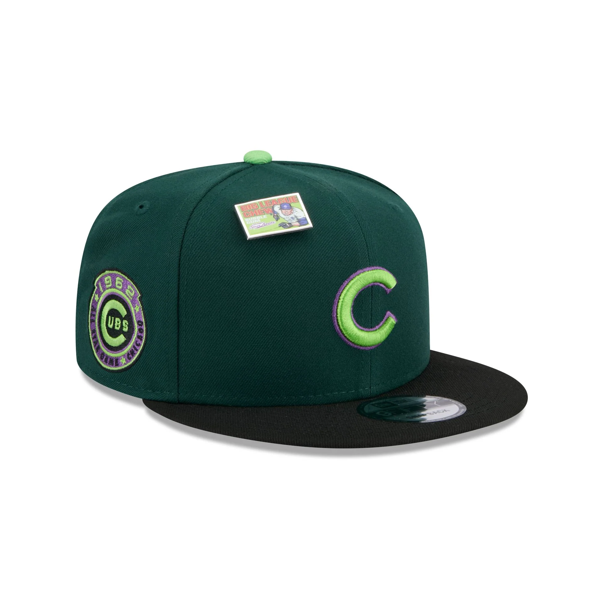 Big League Chew X Chicago Cubs Sour Apple 9FIFTY Snapback Hat