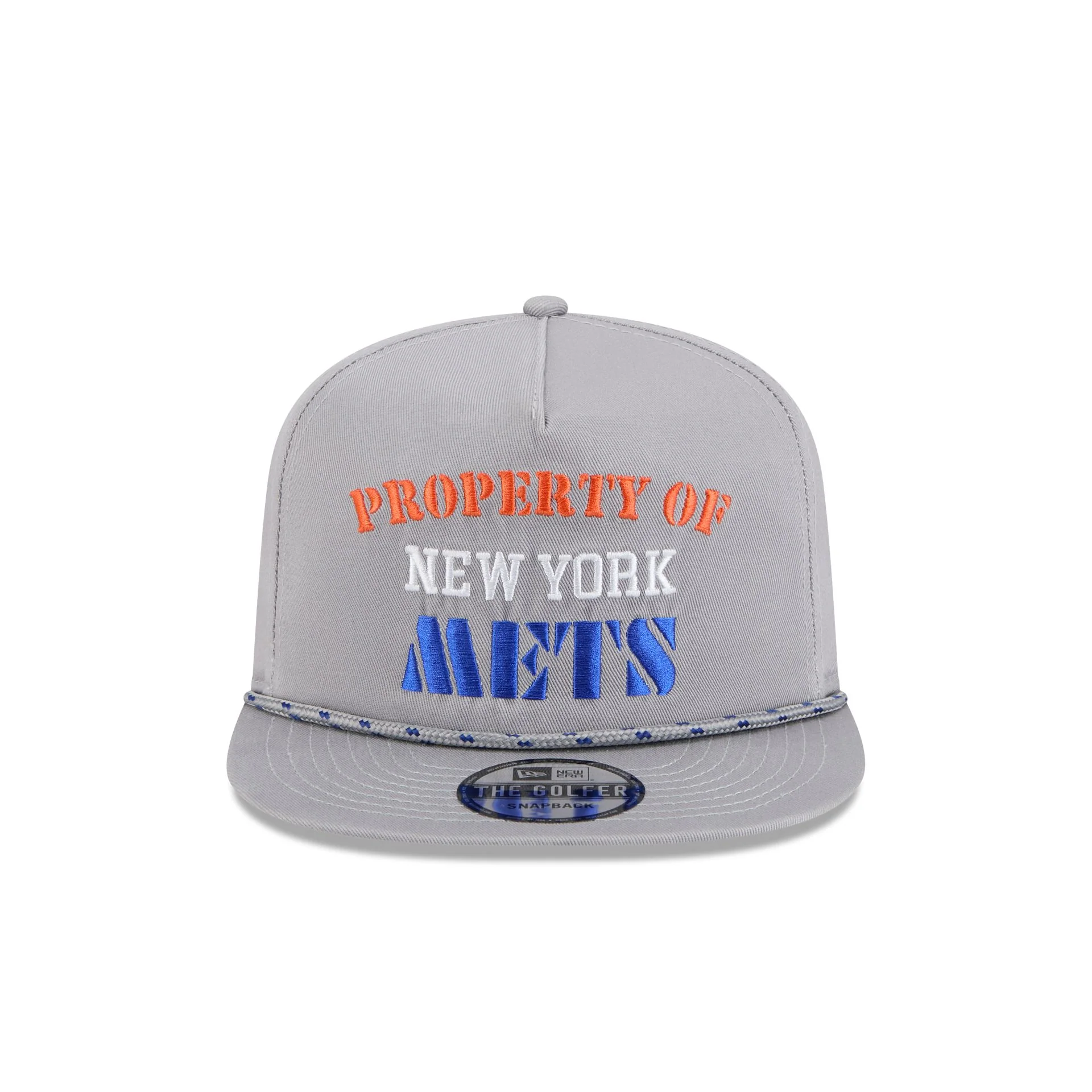 New York Mets Vintage Gray Rope Golfer Hat