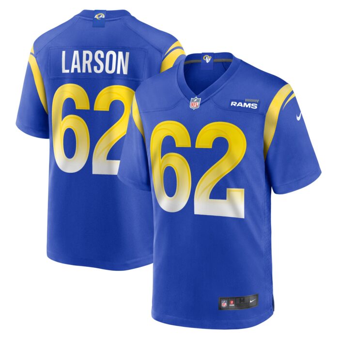 Men’s Los Angeles Rams Blake Larson Nike Royal Game Jersey