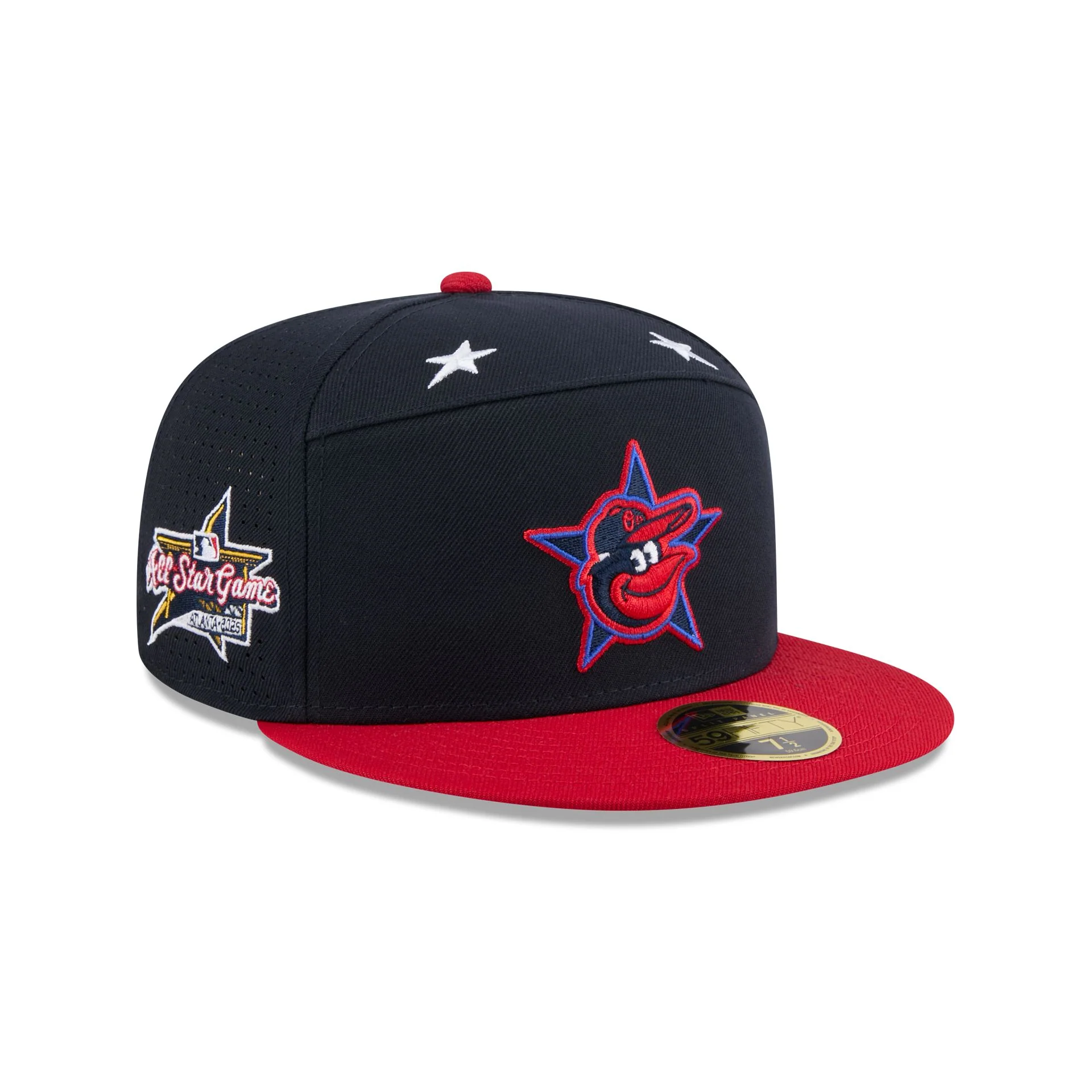 Baltimore Orioles 2025 All-Star Game Workout Split Panel 59FIFTY Fitted Hat