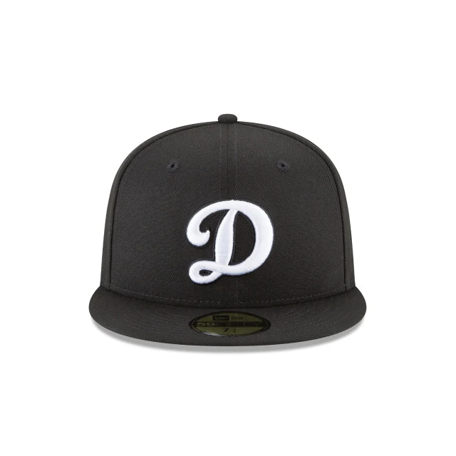 Los Angeles Dodgers Alternate Black and White Basic 59FIFTY Fitted Hat