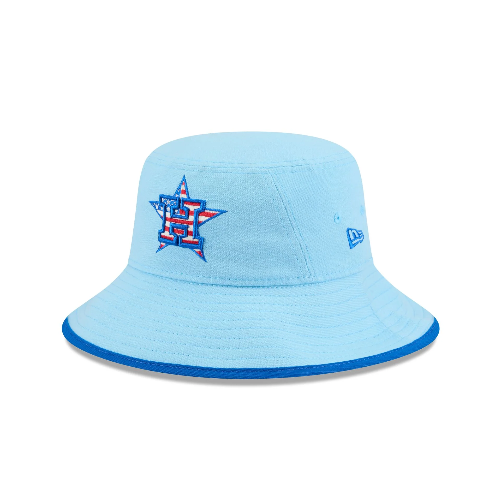 Houston Astros Independence Day 2025 Stretch Bucket Hat