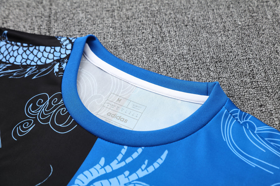 Kit Shirt + Shorts Real Madrid Black/Blue Training 25/26