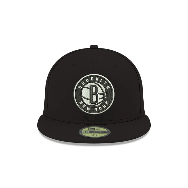 Brooklyn Nets Team Color 59FIFTY Fitted Hat