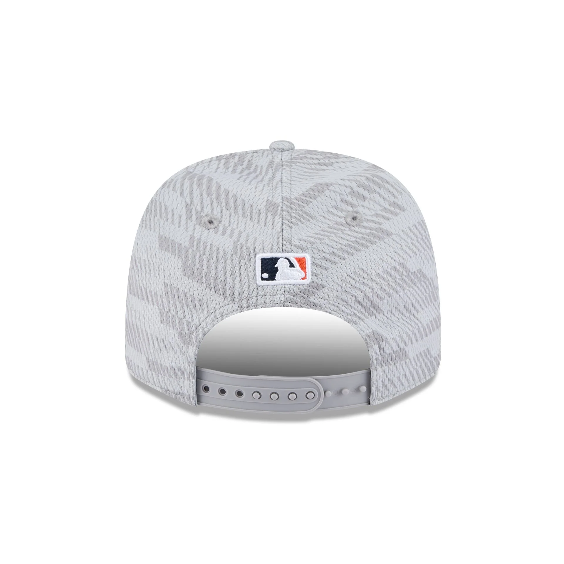 Houston Astros 2025 Clubhouse Gray 9SEVENTY Stretch-Snap Hat