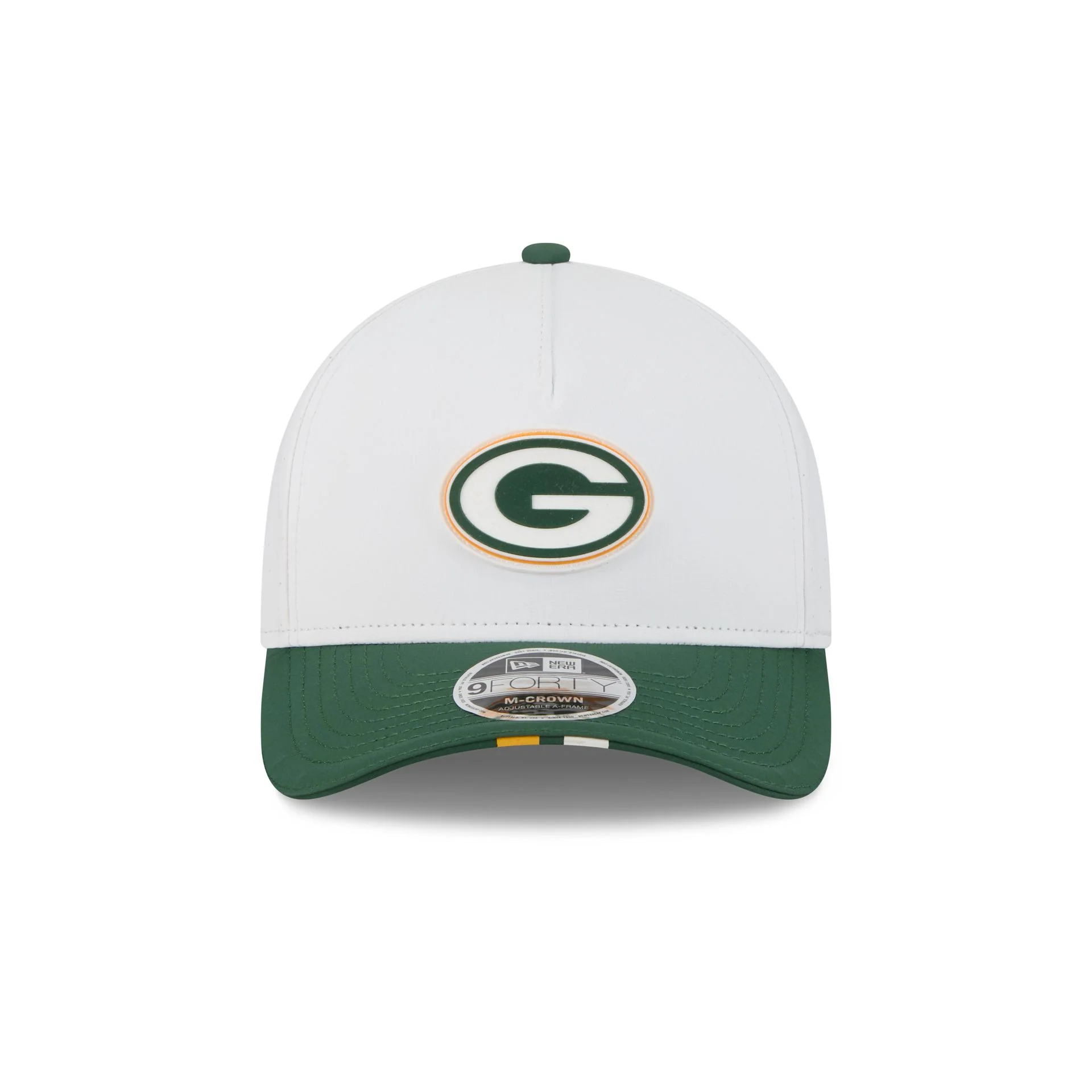 Green Bay Packers 2025 Training 9FORTY M-Crown A-Frame Snapback Hat
