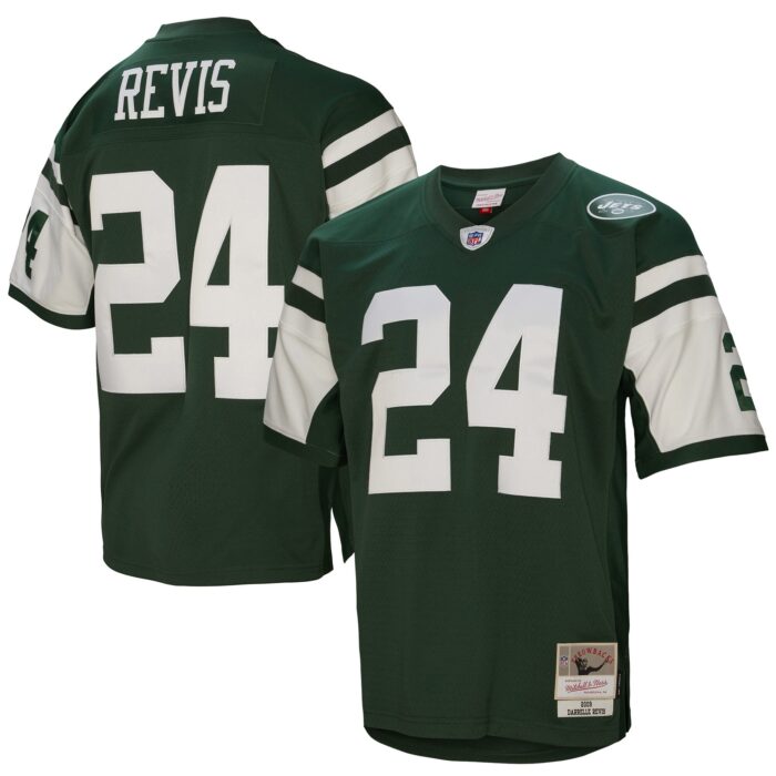 Men’s New York Jets Darrelle Revis Mitchell & Ness Green Legacy Replica Jersey