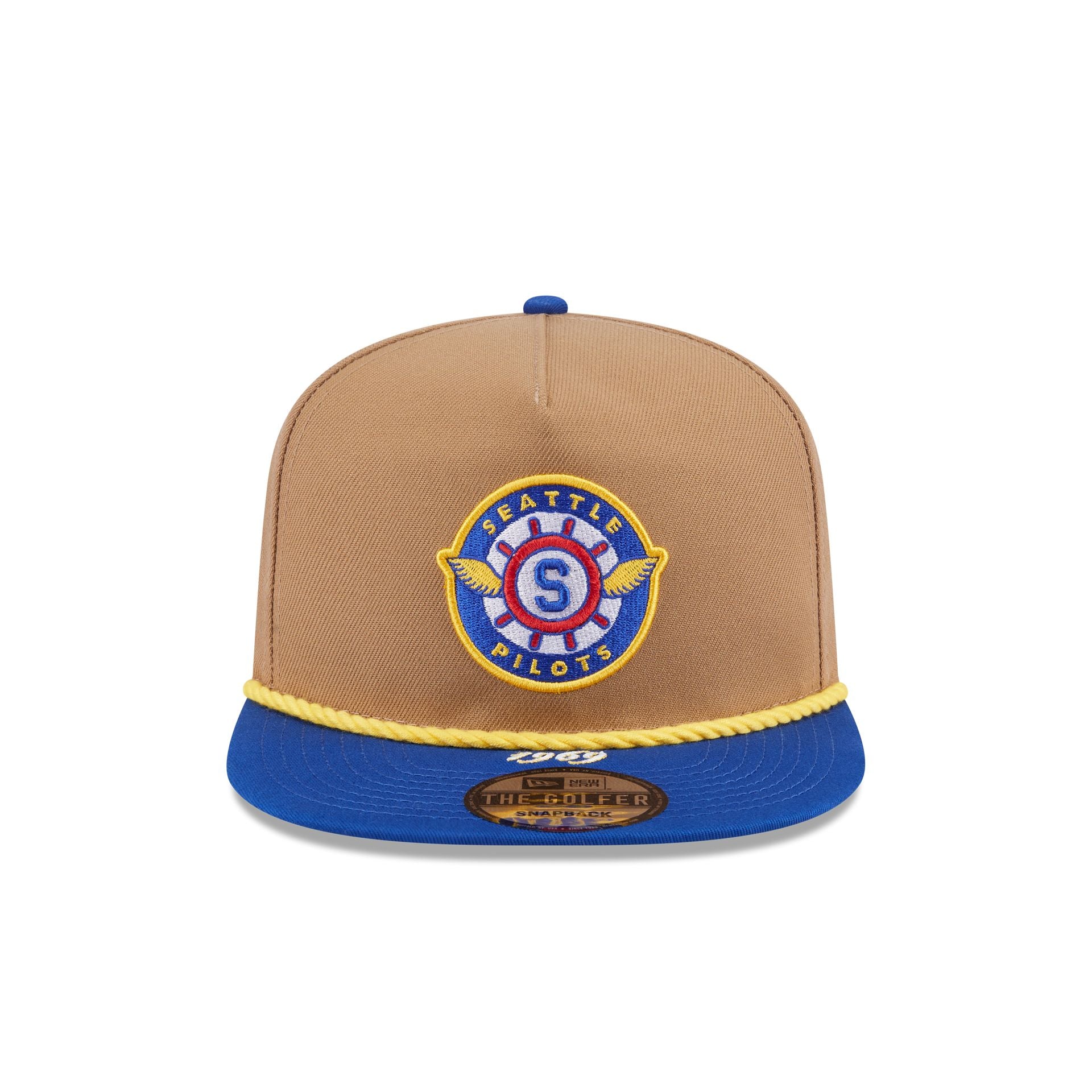 Seattle Pilots Khaki Rope Golfer Hat