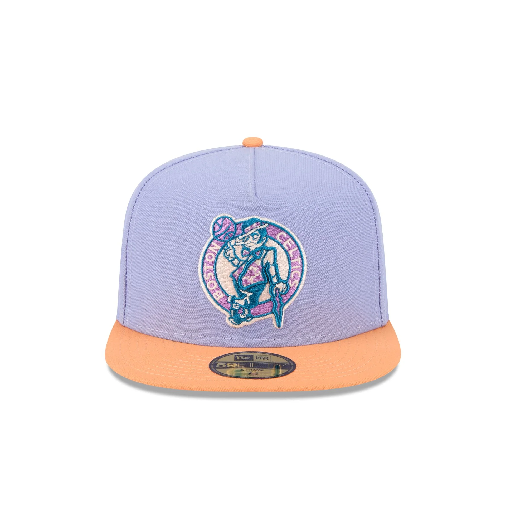 Boston Celtics Lavender 59FIFTY A-Frame Fitted Hat