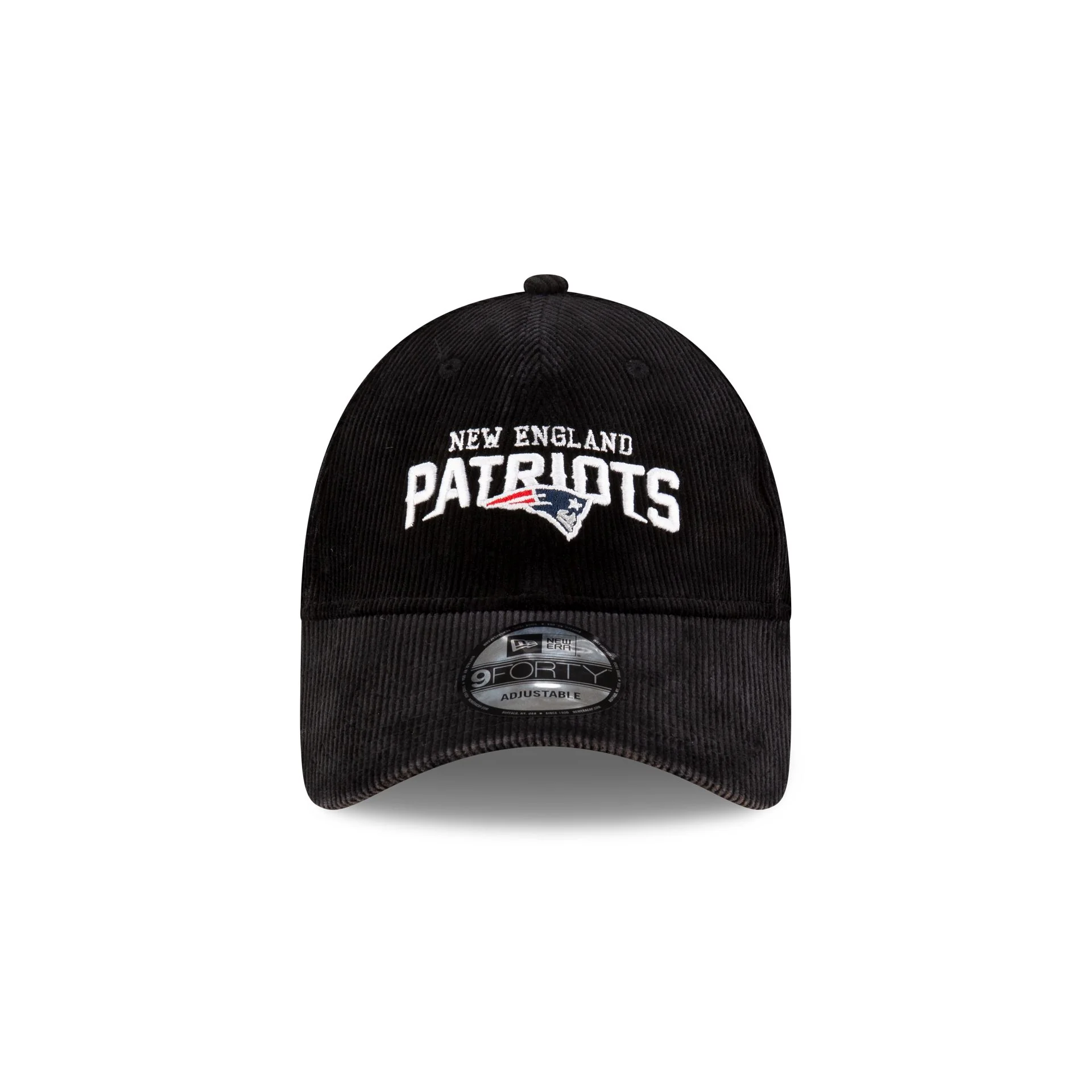 New England Patriots Washed Cord 9FORTY Adjustable Hat