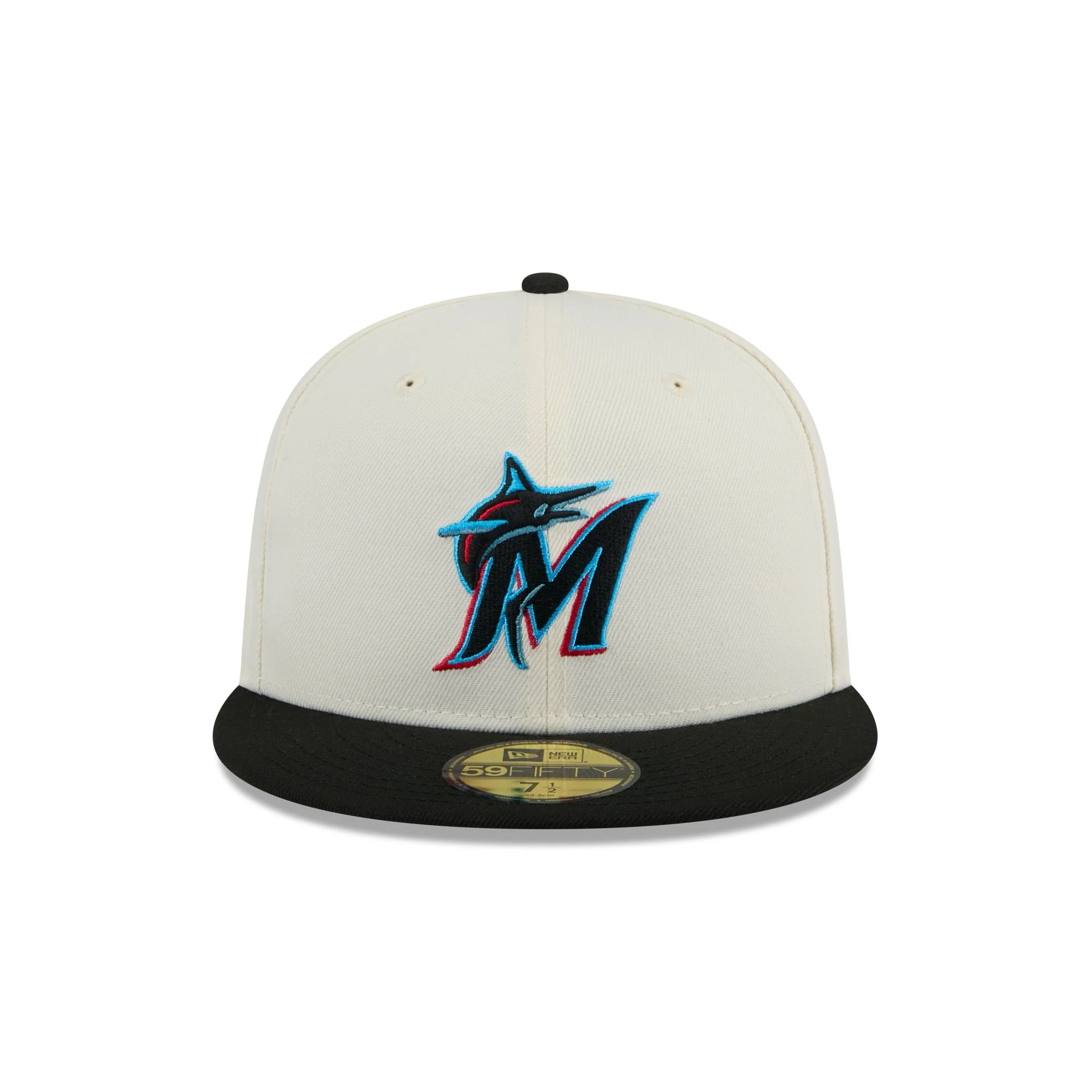 Miami Marlins Chrome 59FIFTY Fitted Hat