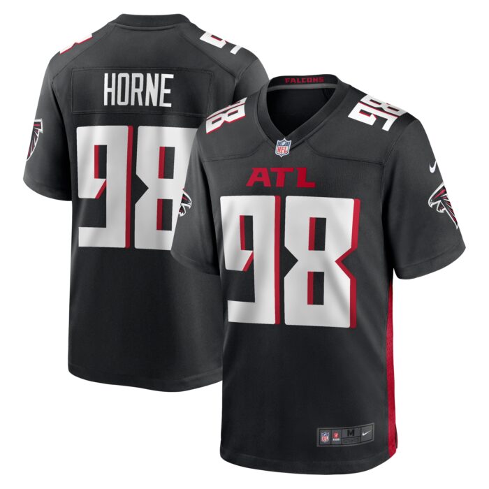 Men’s Atlanta Falcons Timmy Horne Nike Black Game Player Jersey