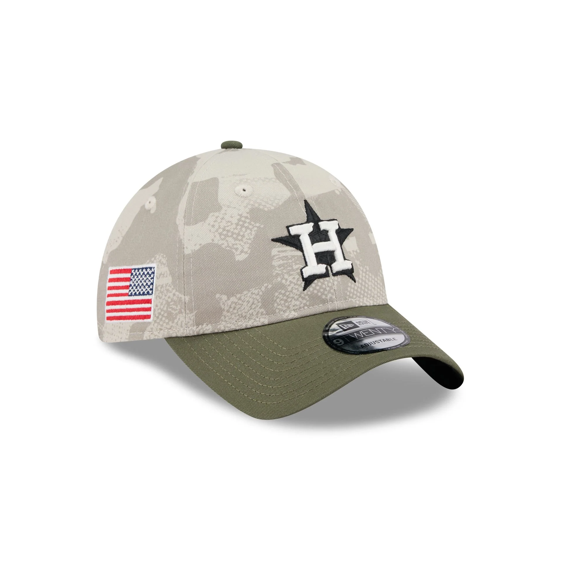 Houston Astros Armed Forces Day 2025 9TWENTY Adjustable Hat