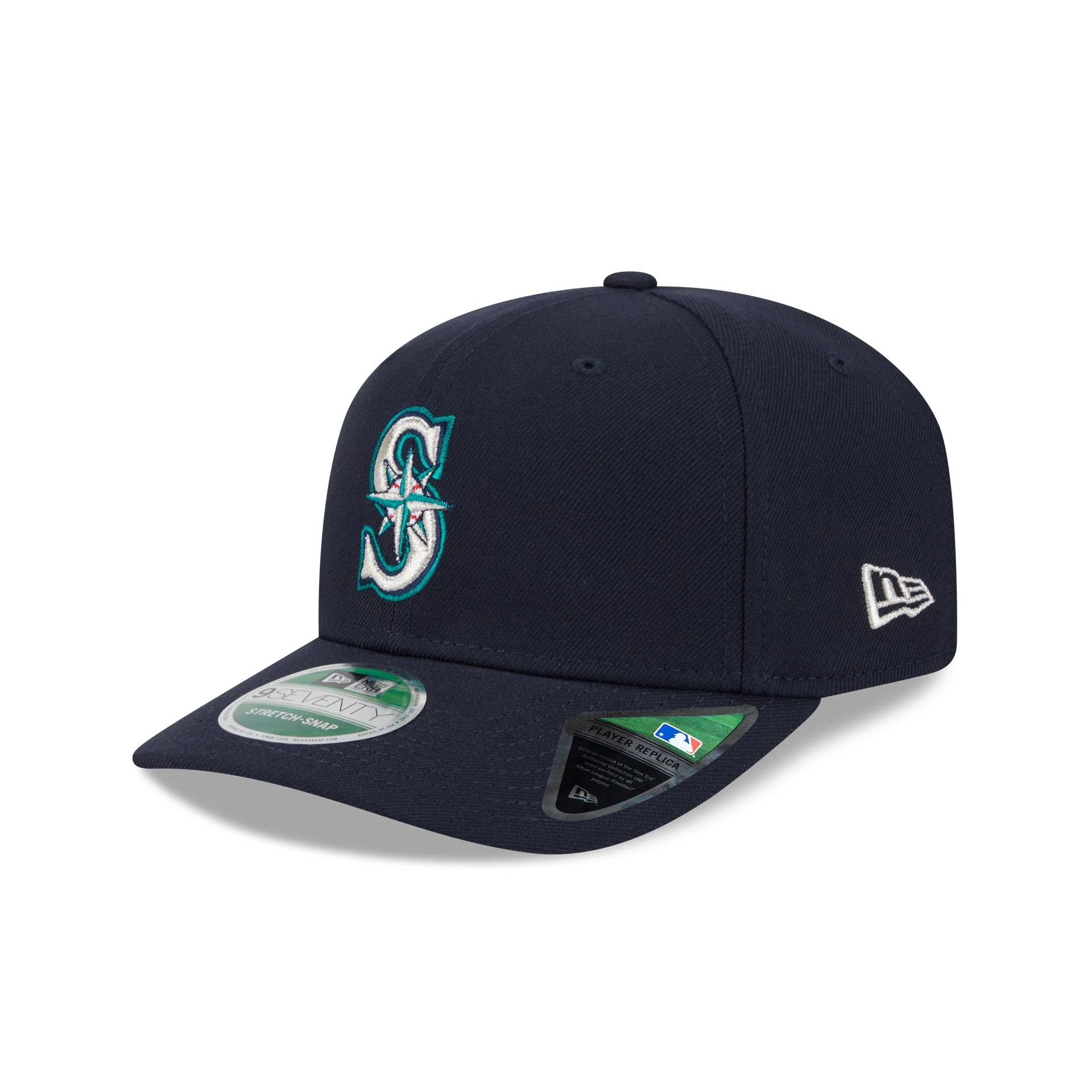 Seattle Mariners Game Authentic Collection 9SEVENTY Stretch-Snap Hat