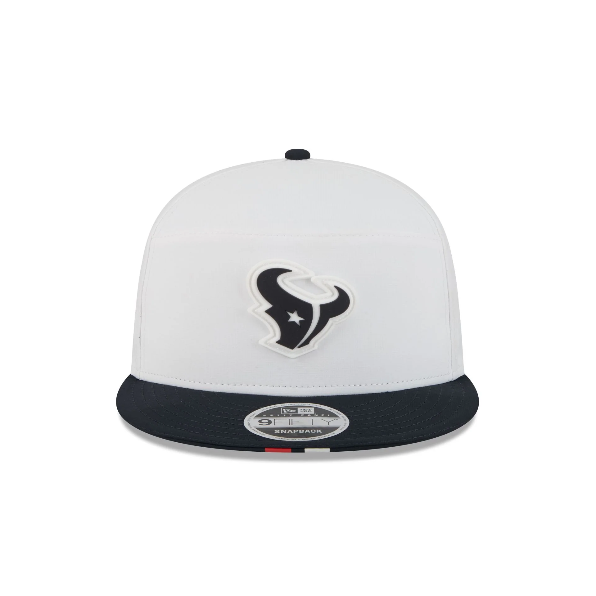 Houston Texans 2025 Training Split Panel 9FIFTY Snapback Hat