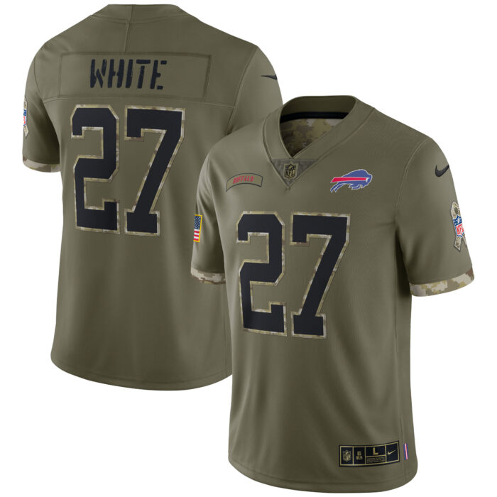 Men’s Buffalo Bills Nike Olive 2022 Salute To Service Limited Jersey
