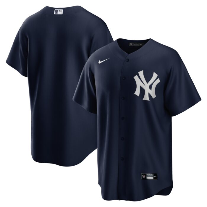 Men’s New York Yankees  Nike Navy Big & Tall Alternate Replica Team Jersey