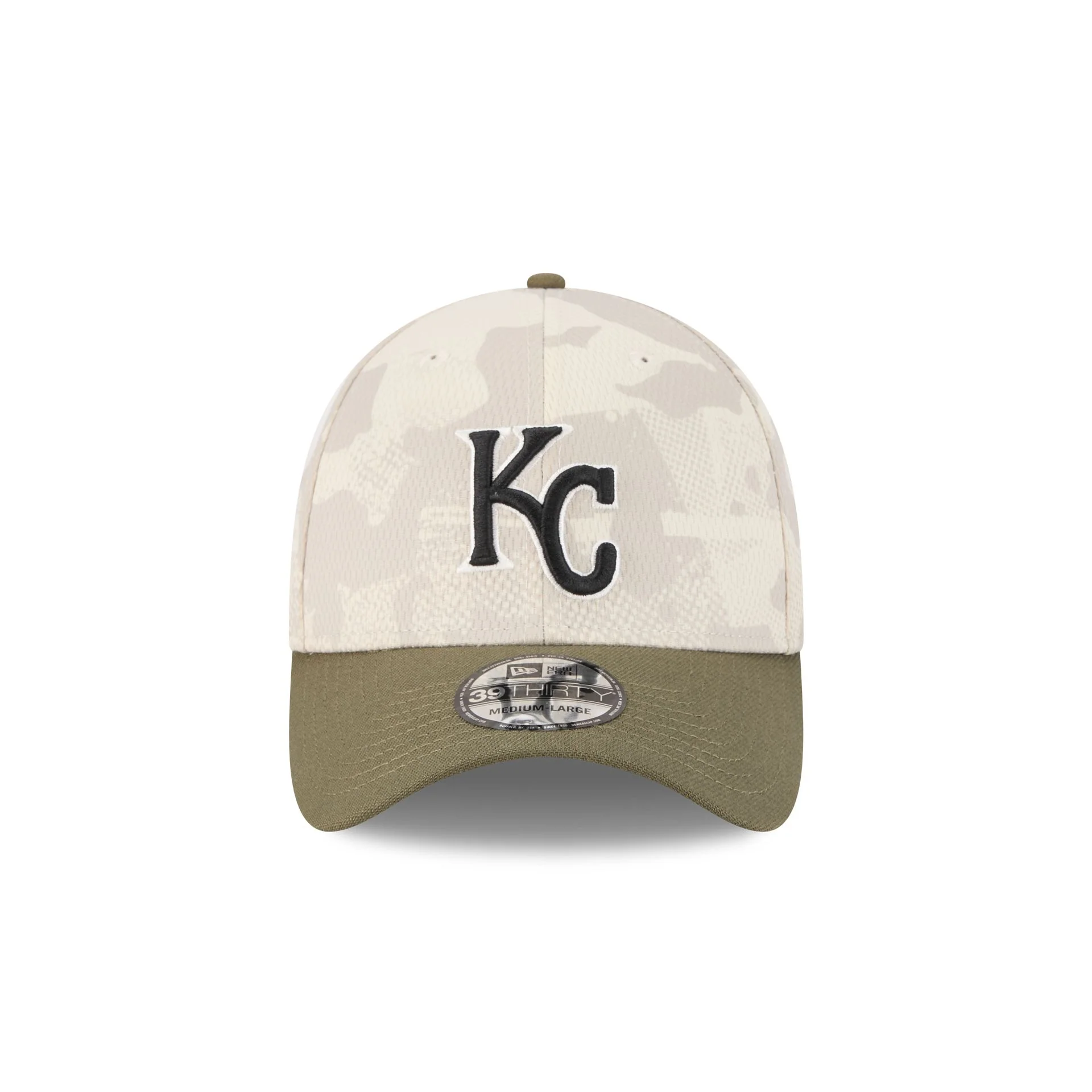 Kansas City Royals Armed Forces Day 2025 39THIRTY Stretch Fit Hat