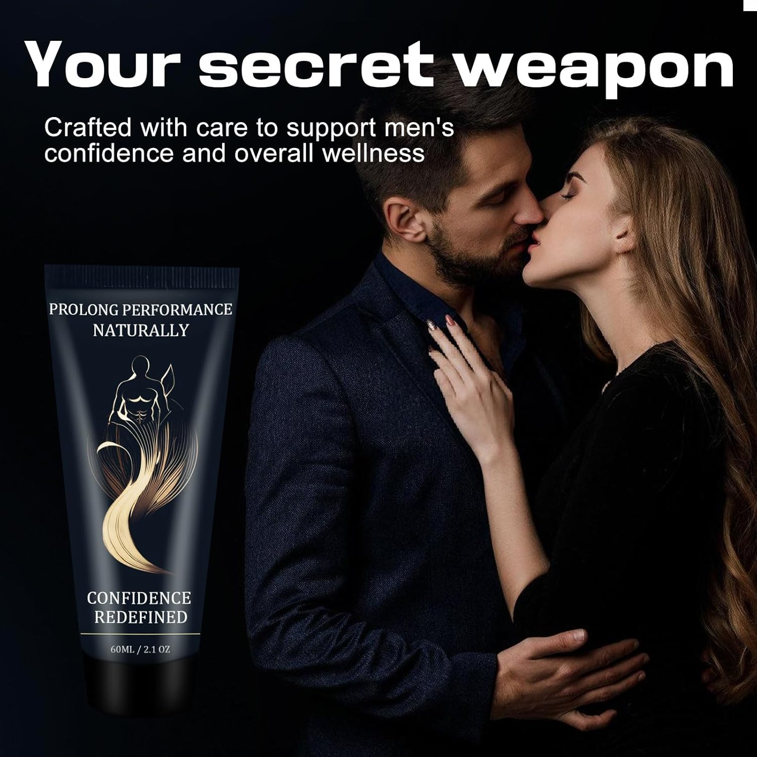 Delay Cream for Men, Plant-Based Moisturizing Male Enlargement Long-Lasting Gentle Formula Men's Comfort Penis Cream with Natural Extracts for Daily Confidence 60ml - DragonVitality