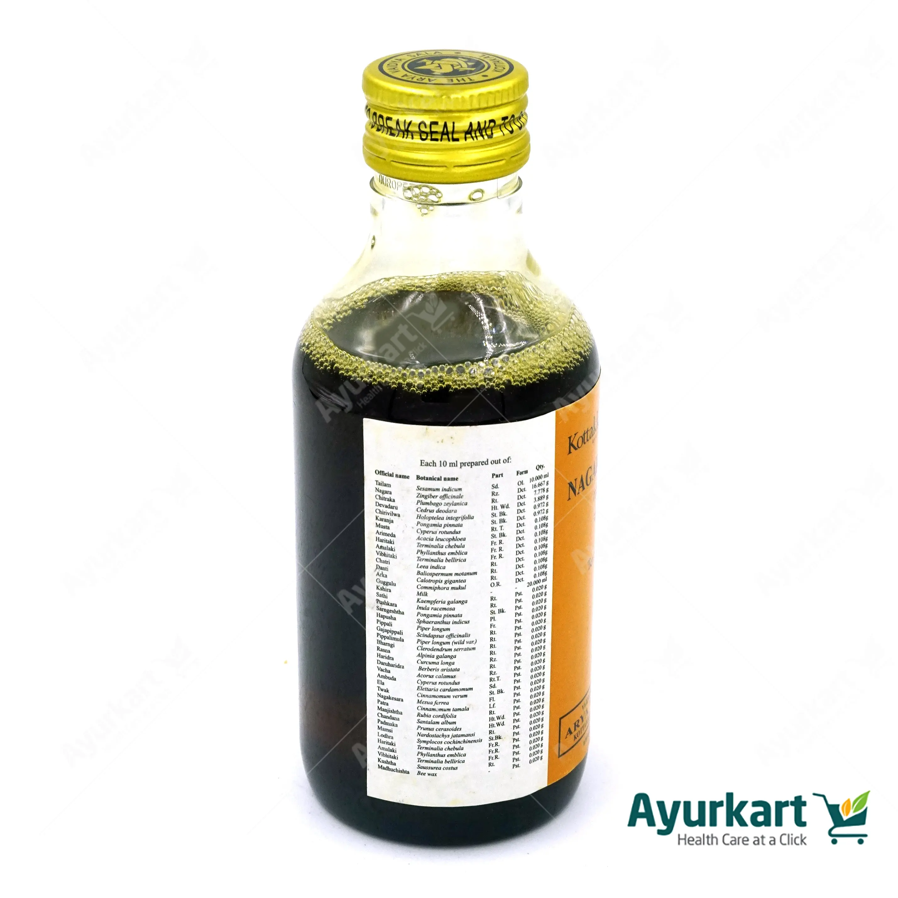 Nilidaladi Kera Tailam - 200ML- Kottakkal - DragonVitality