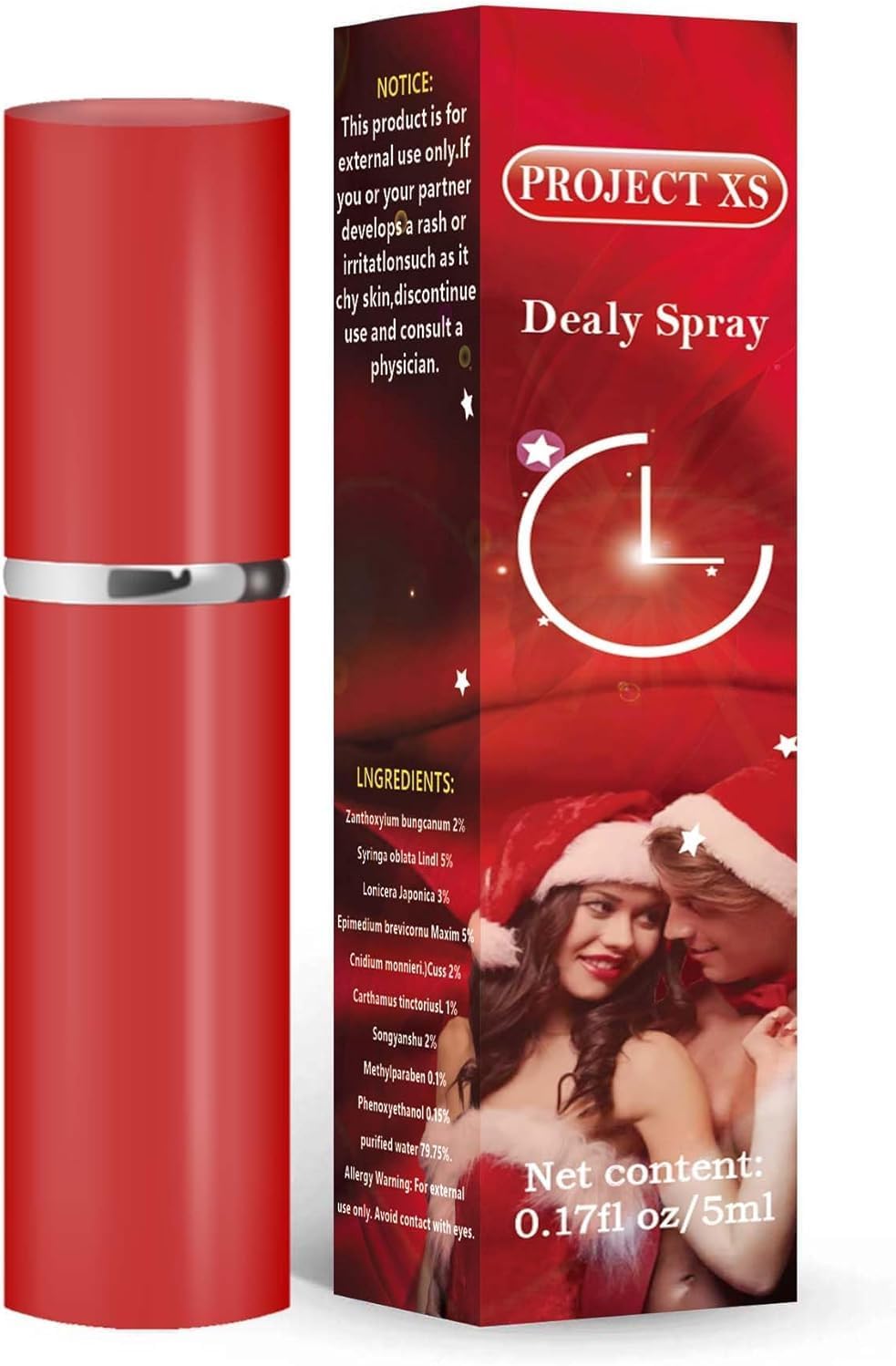 Project XS-Enhancers - Desensitizing Delay Spray for Men clinically Proven to Help You Last Longer in Bed - Delay Sprayer - DragonVitality