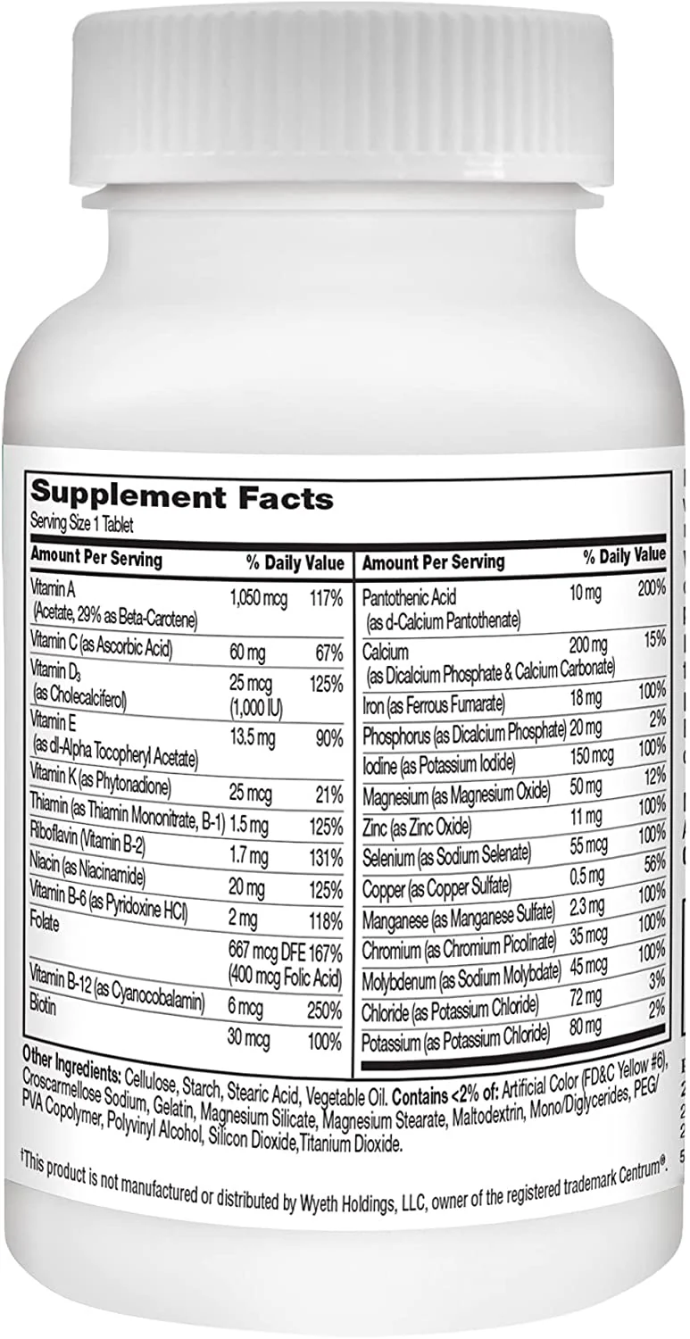 Sentry Multivitamin & Minerals 130's - DragonVitality