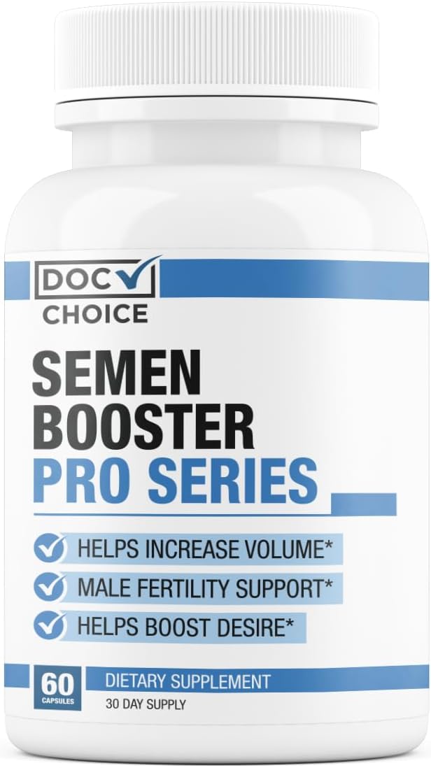 Semen Volume Booster PRO Series for Men - Pills for Men Fast Acting Blood Flow, Enhance Load Size, Healthier Taste & Fertility Support | 3rd Party Tested Supplement - 60 Pills for Adults - DragonVitality
