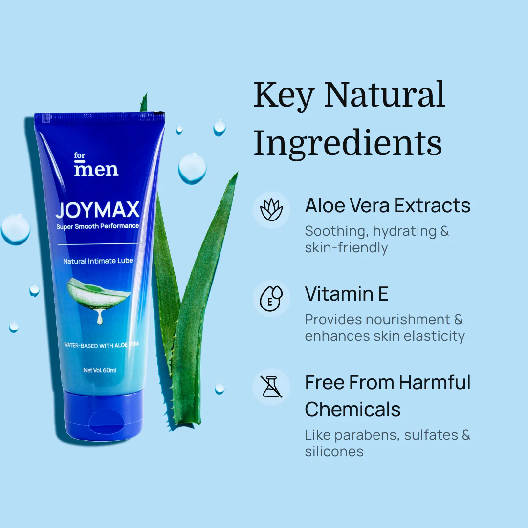 JoyMax Intimate Lube Gel – Water-based with Aloe Vera Goodness - DragonVitality
