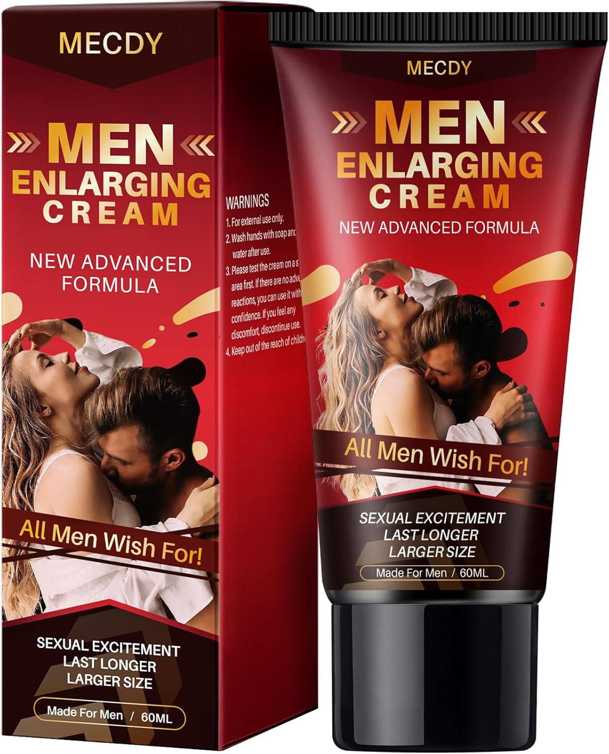 Massage Cream for Enlargement, Boost Performance, Enhanced Thicker, Longer, Larger, 60ML - DragonVitality
