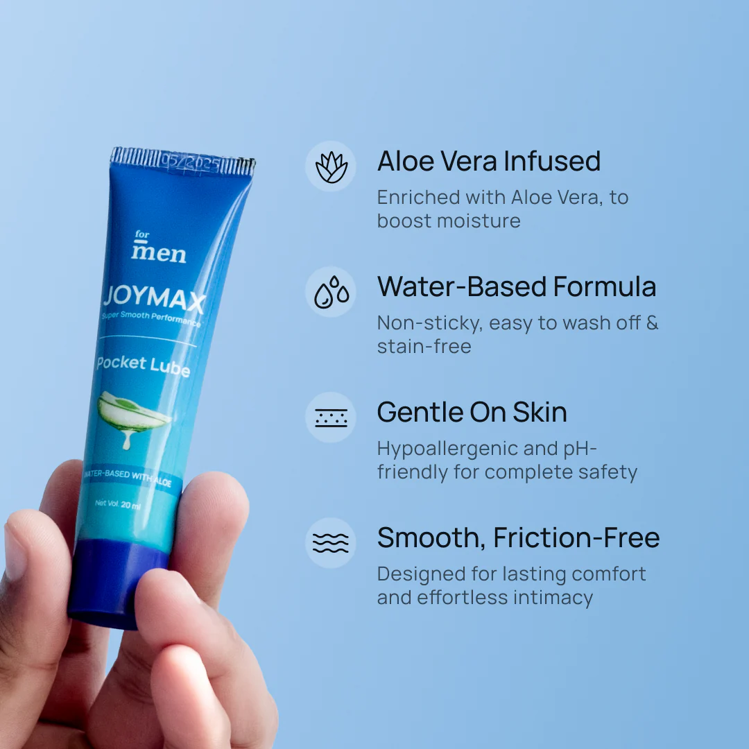 Pocket Natural Intimate Lube – Water-Based with Aloe Vera (20ml) - DragonVitality