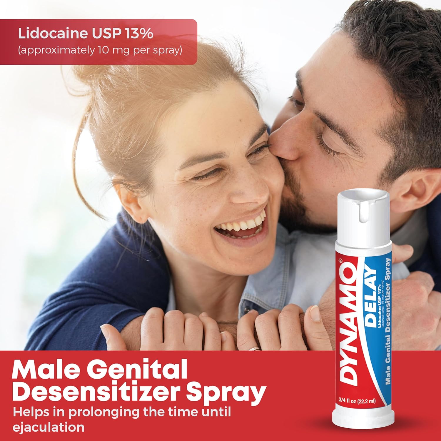 Dynamo Delay Spray for Men – 13% Lidocaine Numbing Spray to Help You Last Longer – 2 Pack Climax Control – FDA Registered, Better Value - DragonVitality