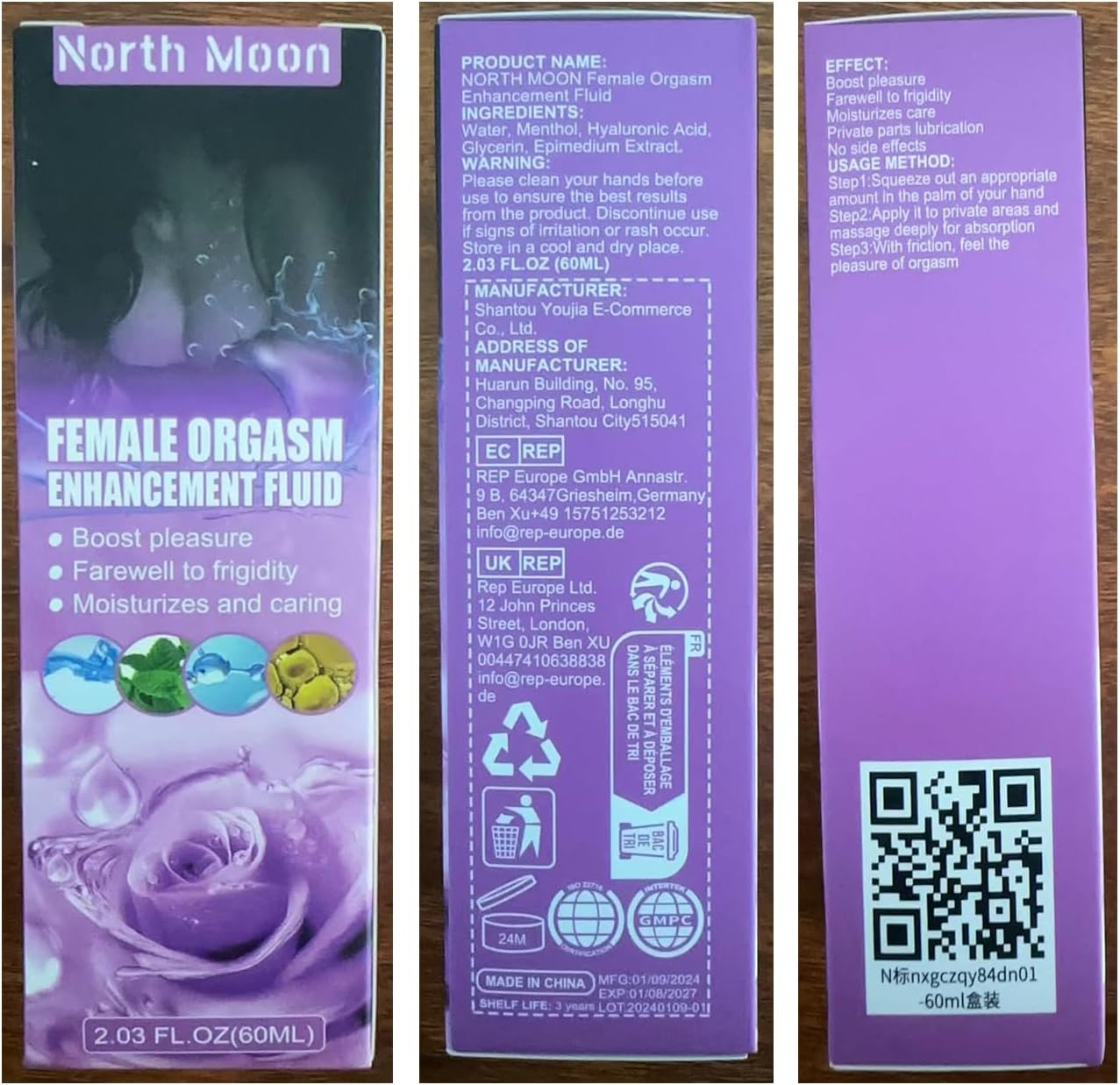 Intense Fast Orgasmic Gel,Fast Orgasmic Gel Women Sex Oils，Climax Intensifying Formula,Sensual Arousal Enhancer for Women,Sexual Pleasure Booster,Intimacy Enhancement Cream (1pcs) - DragonVitality